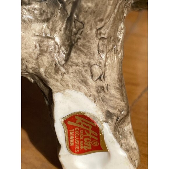 Porcelain Dove Sculpture Flower Branch Handpainted Home Decor Accent Lefton 1983 - Picture 6 of 7